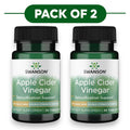 Swanson Appelciderazijn 200mg Dubbele Sterkte 30 Tabletten Set van 2