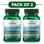 Swanson L-Glutathione Featuring Setria 100mg 100 Capsules Pack of 2