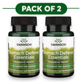 Swanson Maagbescherming Essentials met PepZinGI 60 Groentecapsules Set van 2