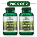 Swanson Damiana 100 capsules | Volledig spectrum kruidenondersteuning seksuele gezondheid