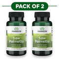 Swanson Volledig Spectrum Saw Palmetto 540mg 100 Vegan Capsules Set van 2