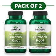 Swanson Full Spectrum Burdock Root 460mg 100 Capsules Pack of 2