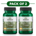 Swanson Appelciderazijn 200mg Dubbele Sterkte 120 Tabletten Set van 2