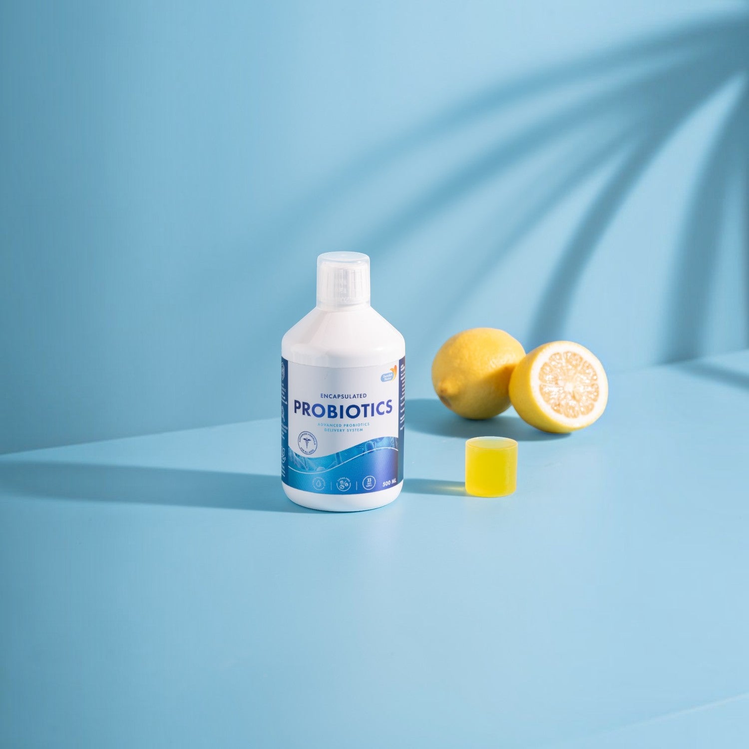 Swedish Nutra Encapsulated Probiotics Liquid Lemon Flavour 500ml Pack of 2