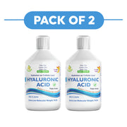 Swedish Nutra Hyaluronic Acid Liquid Lemon 500ml Pack of 2