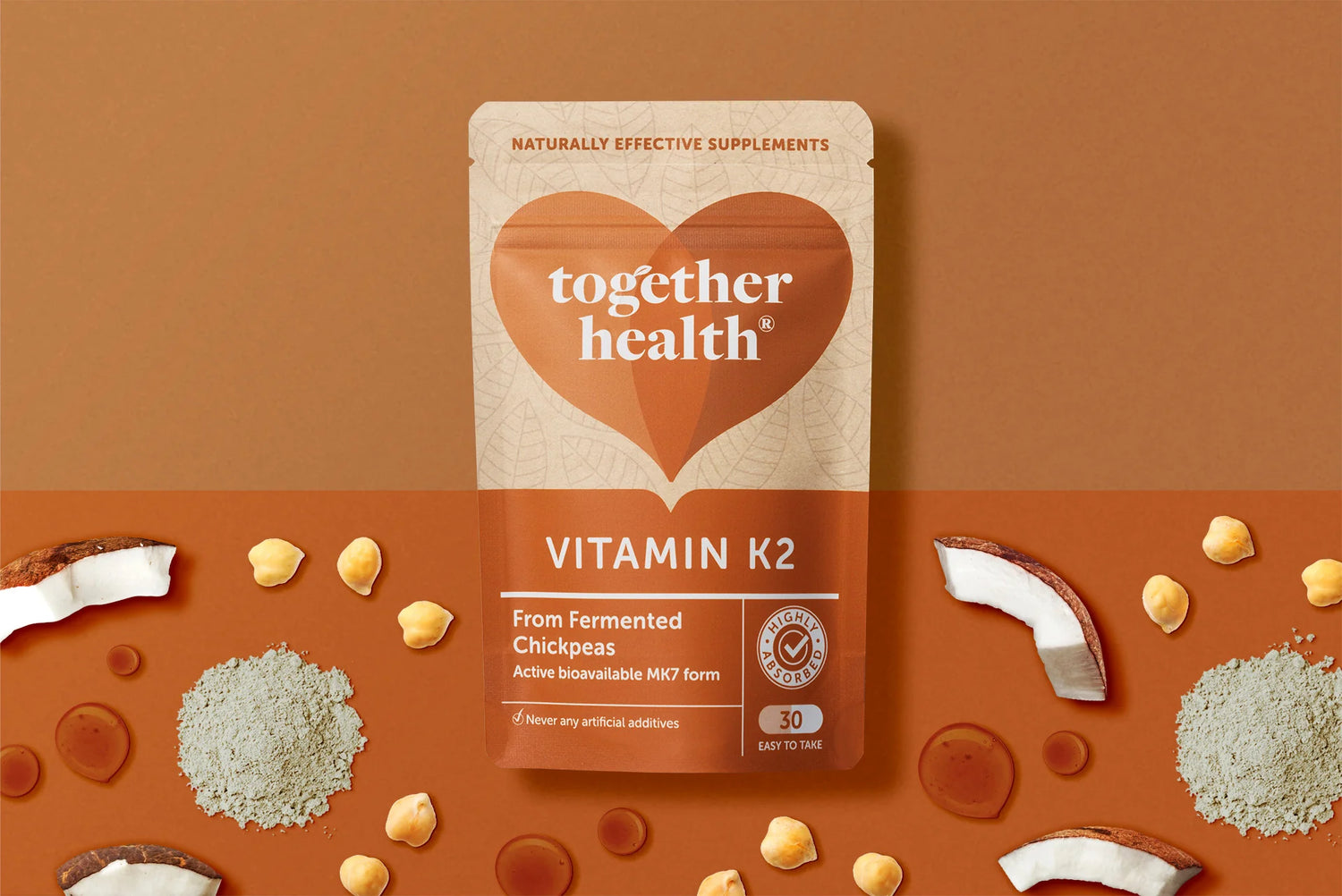 Together Health Vitamin K2 MK7 30 Capsules