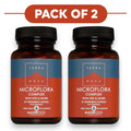 Terranova Microflora Complex FOS & More 50 Vegetarian Capsules Pack of 2