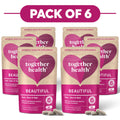 Together Health Beautiful Hair Skin & Nail Vitamins 60 Capsules Pack of 6