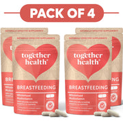 Together Health Breastfeeding Wholefood Multivitamin 60 Capsules Pack of 4
