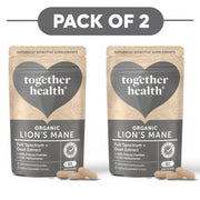 Together Health Organic Lion's Mane 1000mg 60 Capsules Pack of 2