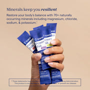 Lifestyle Image: Trace Minerals Power Pak lemon lime drink preparation packets 30 count