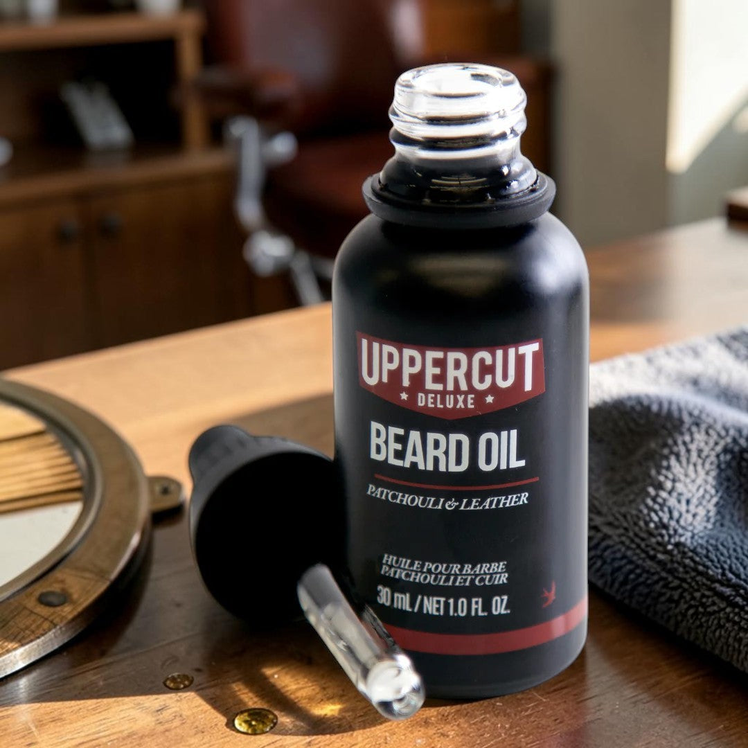 Uppercut Deluxe Beard Oil 30ml daily beard grooming routine