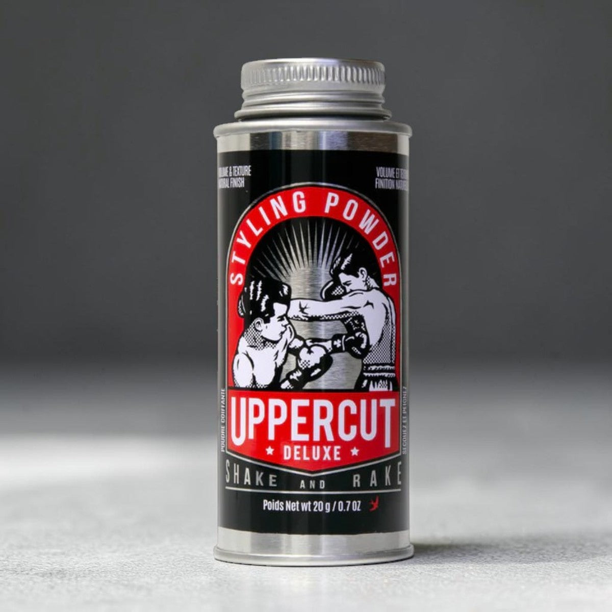 Uppercut Deluxe Hair Styling Powder 20g bottle matte texture styling product packaging