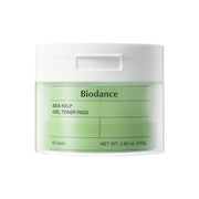 Biodance Sea Kelp Hydrogel Toner Pads 60 Pads facial toner pad container