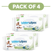 WaterWipes Sensitive+ Baby & Toddler Wipes 99.9% Water 60 Wipes Pack of 4
