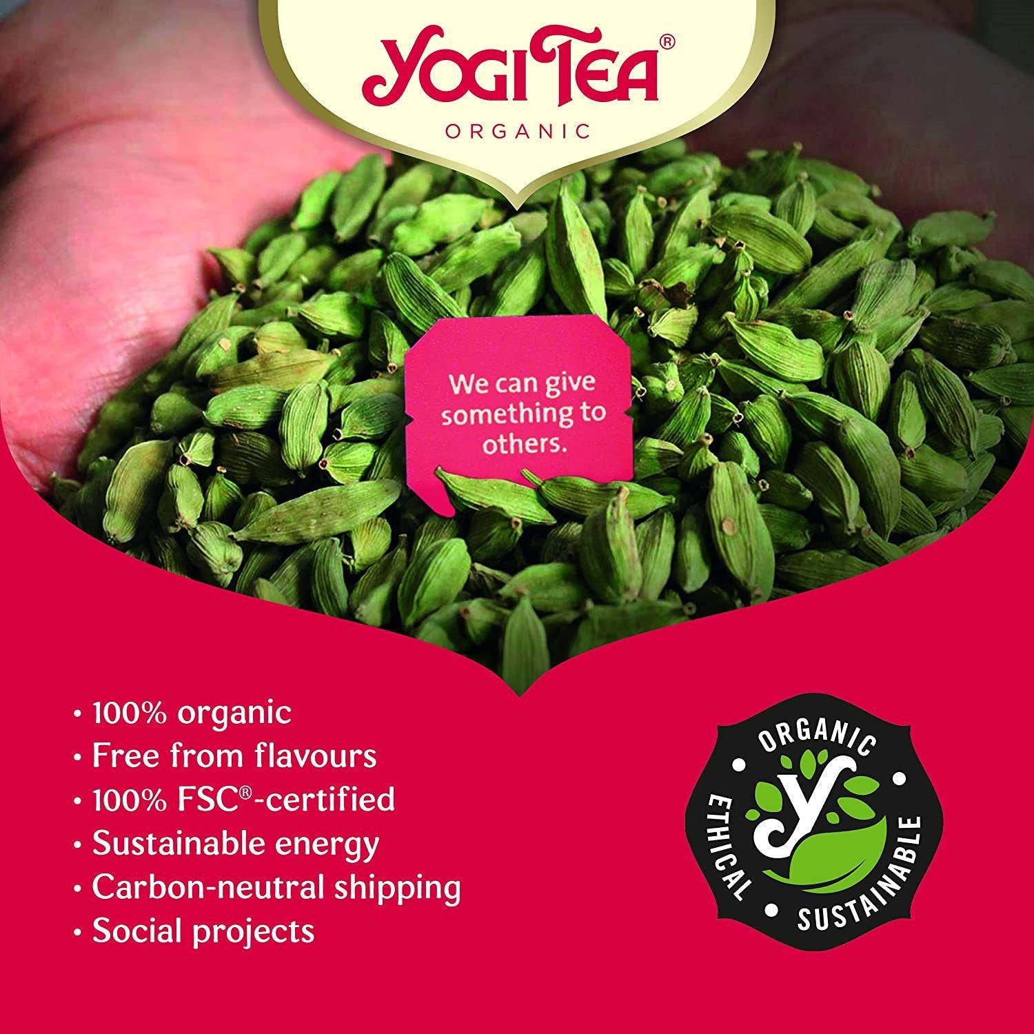 Yogi Tea Organic Stomach Ease Herbal Tea - 17 x 1.8g