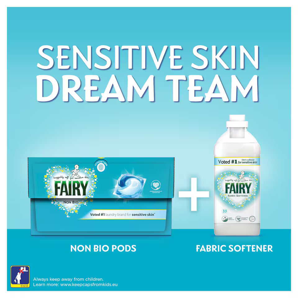 Fairy Original Fabric Softener 27 Washes 891ml sensitive skin dream team