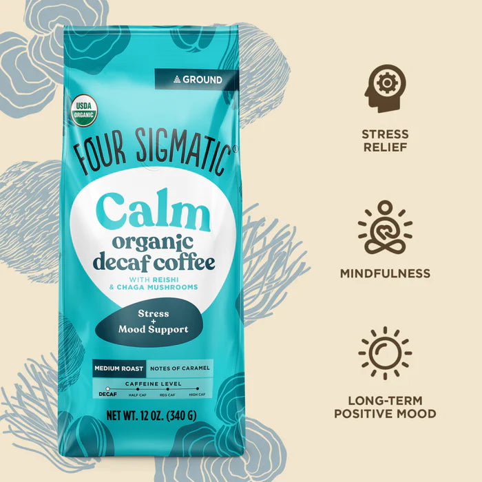 Four Sigmatic Organic Decaf Ground Coffee - 340g