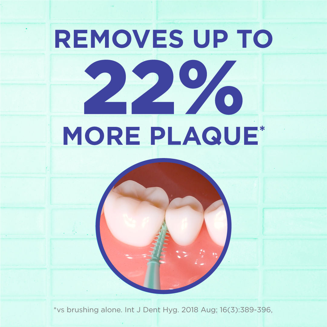 Sunstar GUM Soft-Picks Original 240 Soft-Picks with 3 travel cases for everyday oral care