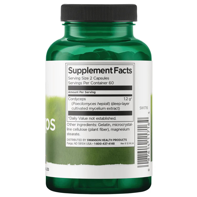 Swanson Cordyceps 120 Capsules