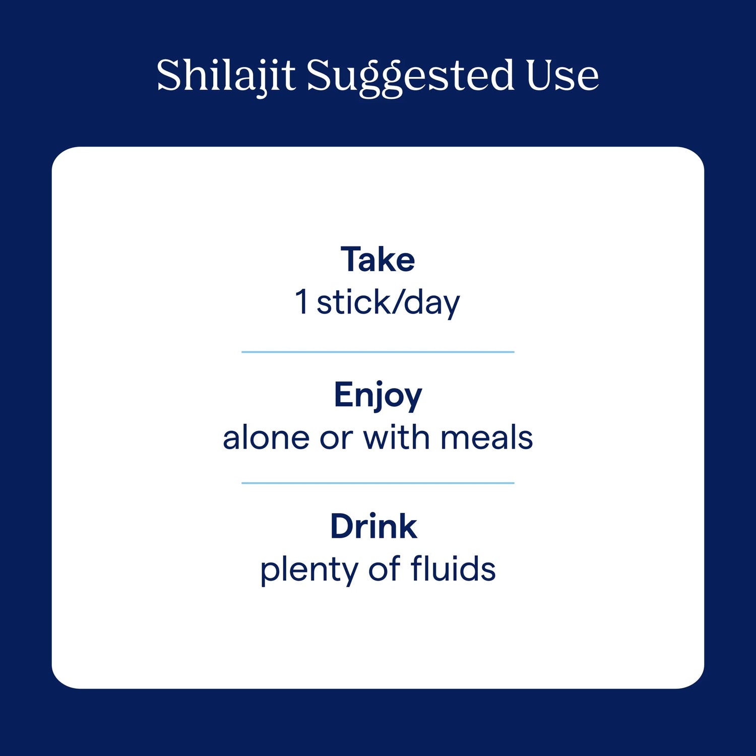 Trace Minerals Shilajit Resin Honey Sticks 30 sticks serving instructions and daily use guide