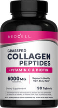 NeoCell Grass Fed Collagen Peptides Tablets with Vitamin C & Biotin