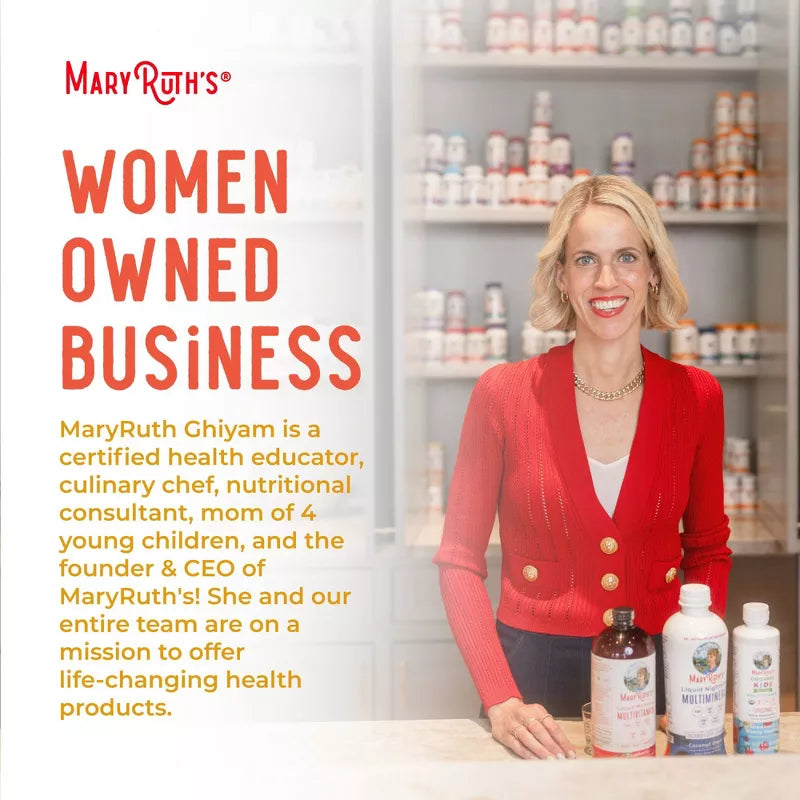 MaryRuth's Vitamin D3 K2 Spray Unflavored 30ml women owned business