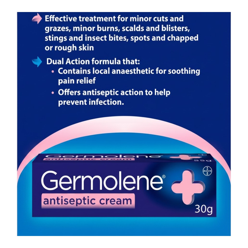 Germolene Antiseptic Cream 30g first aid essential