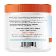 Doctor's Best High Absorption Magnesium Lysinate Glycinate Powder, tub packaging, unflavoured, 200mg, 200g, barcode