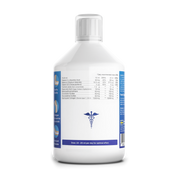 Supplement facts & ingredients image: Swedish Nutra collagen joint support MAX supplement facts ingredients 500ml