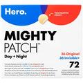 Hero Mighty Patch Day + Night Hydrocolloid Patches 72 Count