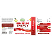 Barcode image: Swedish Nutra Ginseng Energy liquid 500ml barcode packaging