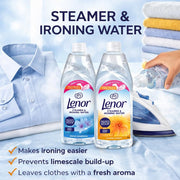 Lenor Spring Awakening Steamer & Ironing Water 1L used while ironing freshly laundered clothes