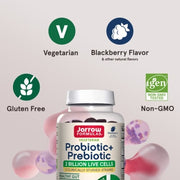 Jarrow Formulas Probiotic + Prebiotic 2 Billion CFU - 50 Gummies