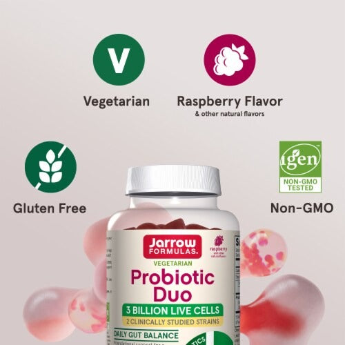 Jarrow Formulas Probiotic Duo 3 Billion CFU - 50 Gummies