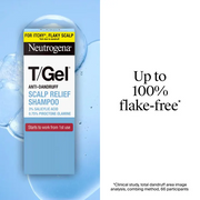Front image: Neutrogena T/Gel anti-dandruff shampoo box liquid 250ml