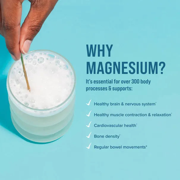 MAGNESIUM POWDER, RASPBERRY-LEMON FLAVOR