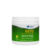 Front Image: Trace Minerals Keto Electrolyte Powder lemon lime tub 369g