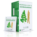 NutraTea Moringa Leaf & Ashwagandha Herbal Tea 20 Tea Bags