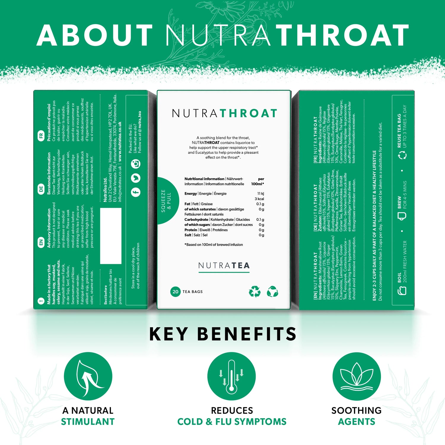 Nutra Throat with Eucalyptus & Marshmallow Root