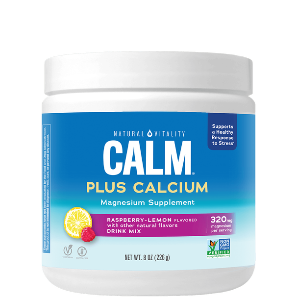MAGNESIUM PLUS CALCIUM POWDER, RASPBERRY LEMON FLAVOUR