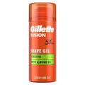 Gillette Fusion Sensitive Shave Gel with Almond Oil 75ml