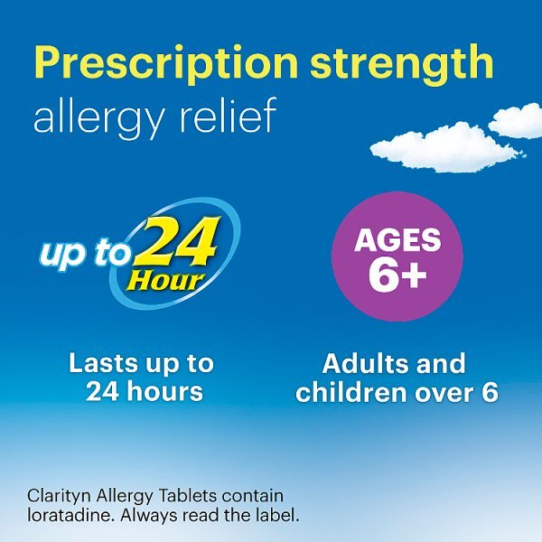 Clarityn Allergy Loratadine 10mg Tablets dosage and directions for use