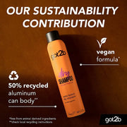 got2b Dry Shampoo Extra Texture aerosol spray can 200ml ingredients and product information