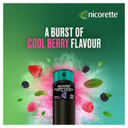 Nicorette QuickMist Cool Berry Mouth Spray bottle 1mg nicotine 150 sprays