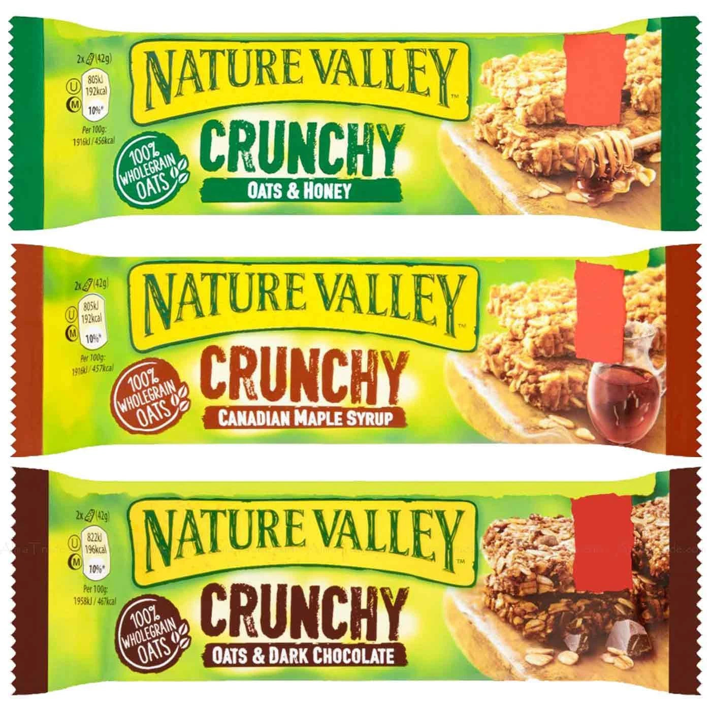 Nature Valley Crunchy Variety Pack Cereal Bars 40 x 2 Bar Packs