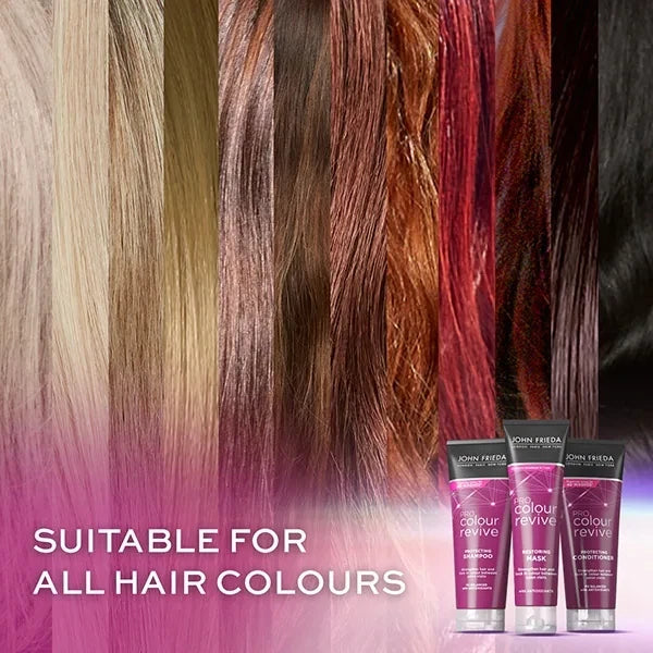 John Frieda Pro Colour Revive protecting conditioner 250ml tube lifestyle use image