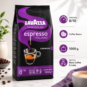Lavazza Espresso Italiano Cremoso Coffee Beans 1kg