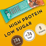 Fulfil Chocolate Salted Caramel protein bar nutrition and ingredients 15 x 55g