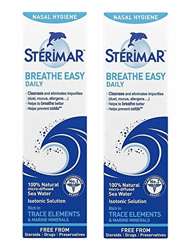 STERIMAR Breathe Easy Daily -  Nasal Spray For Fever- 100ml-PACK OF 2
